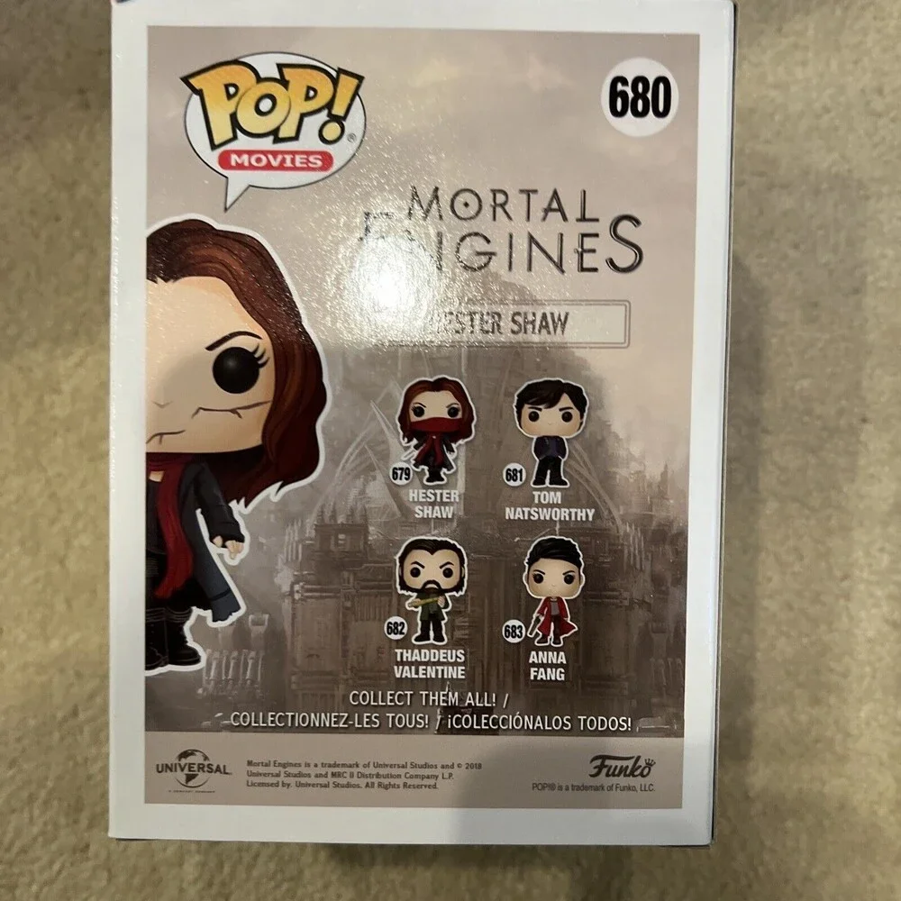 Funko POP Movies Mortal Engines Vinyl Figure HESTER SHAW Unmasked #680 New
